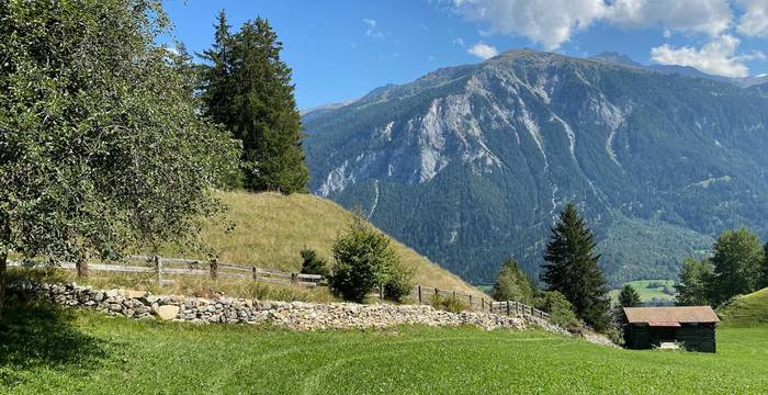 Ferienarbeitswoche Donat, Val Schons/Schams, Graubünden - Trockenmauerwoche.
