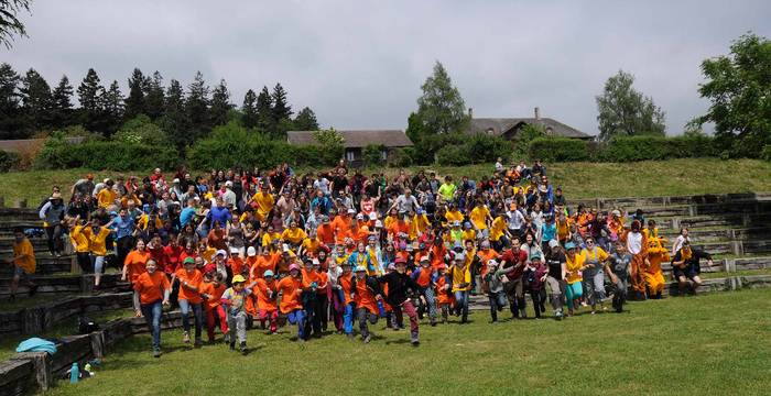 Photo du groupe pendant Ecotopia