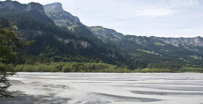 Coulées de débris dans la vallée du Kiental