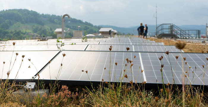 Solaranlage Siedlungsraum