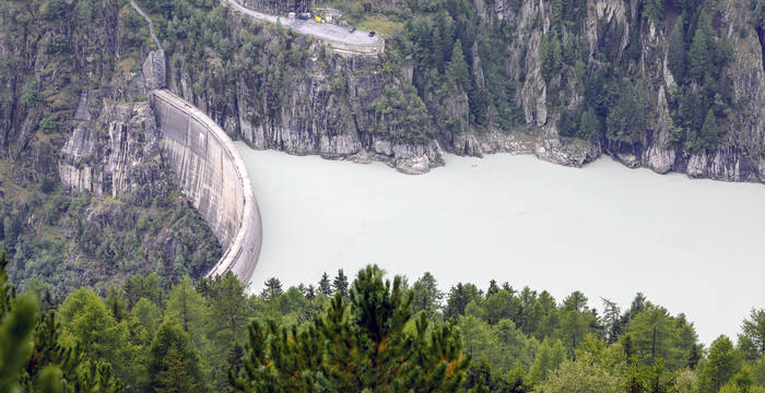 Barrage-voûte Gibidum VS © Matthias Sorg