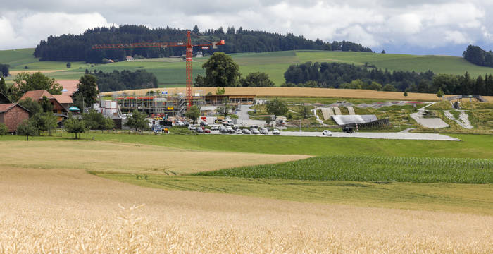 Bauen ausserhalb der Bauzone: Hier der Bikepark in Bern. © Matthias Sorg