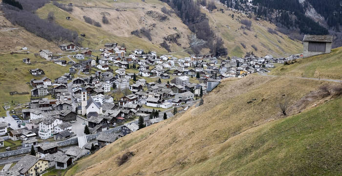 Ein Dorf im alpinen Raum © Matthias Sorg