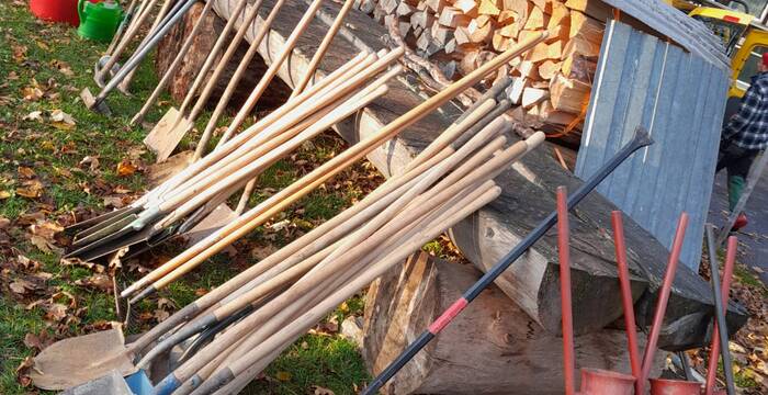 Plantation d'un verger