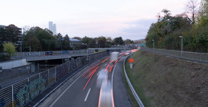 Autobahn in Basel