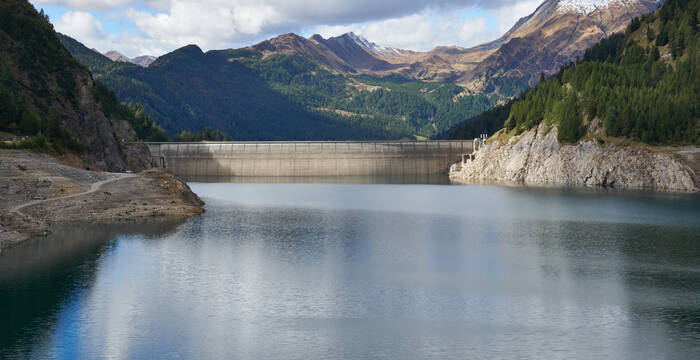 Stausee Barrage Lago di Luzzone
