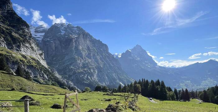 Vacances en faveur de la nature, Grindelwald, Oberland bernois, chantier mur de pierres sèches