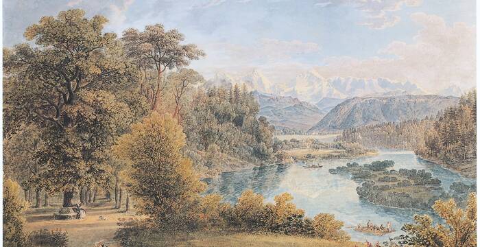 Die Aarelandschaft im 16. Jahrhundert