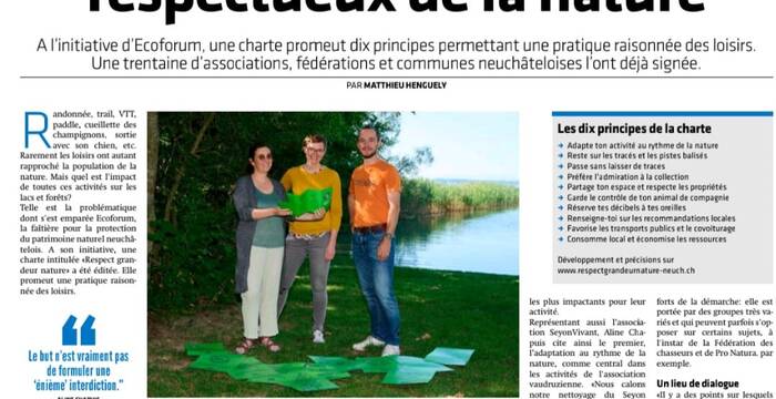 Article Arcinfo du 29 juillet 2025
