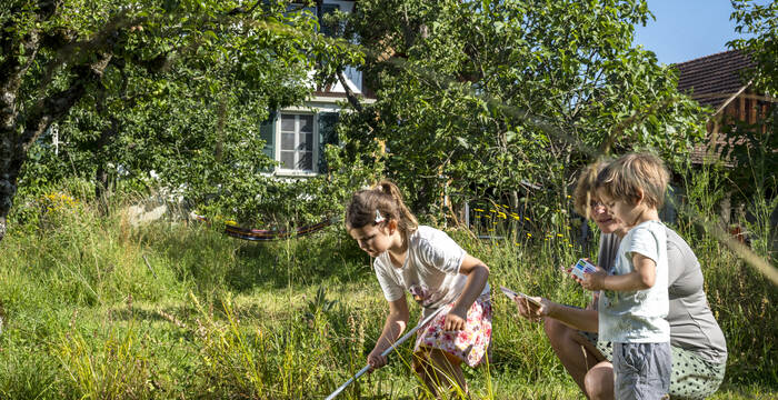 Ein naturnaher Garten lädt zum Verweilen, Beobachten und Entdecken ein. © Daniel Rihs