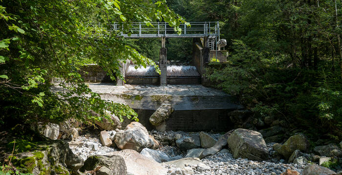 Wasserfassung Ria de Val Cama mit Null Restwasser im 2020