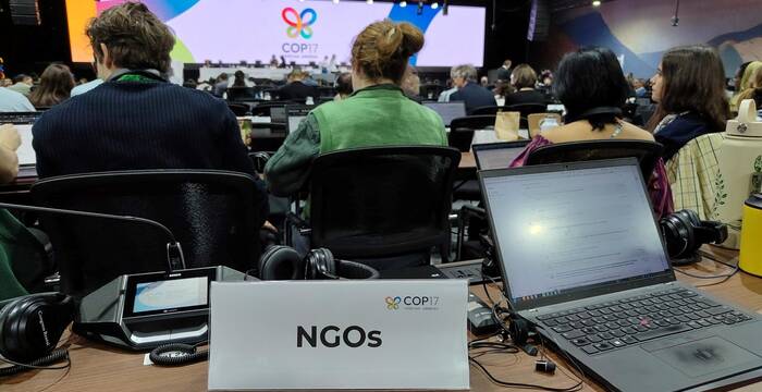 Pro Natura est représentée à la COP17 à Erevan.