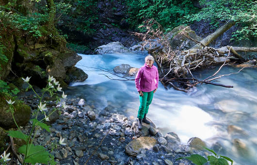 Pia Tresch-Walker am Alpbach