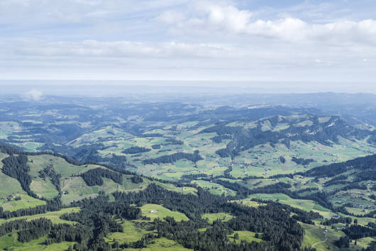 Blick vom Hohgant ins Emmental