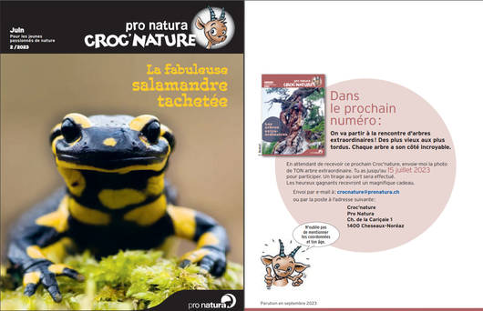 La couverture du Croc'nature © Pro Natura