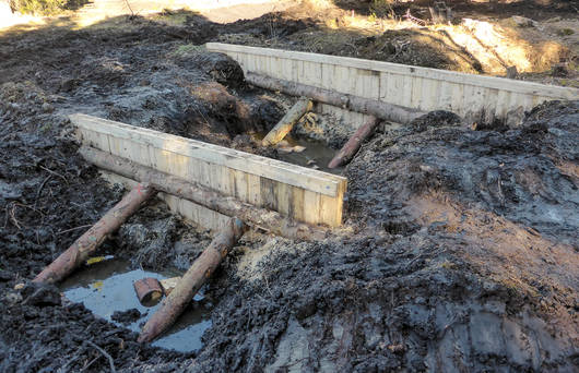 Holzspundwände © Bastien Amez-Droz