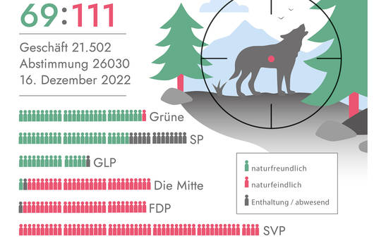Infografik Wolf © Isabelle Bühler