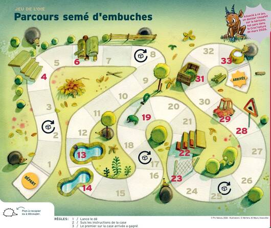 Jeu oie herisson