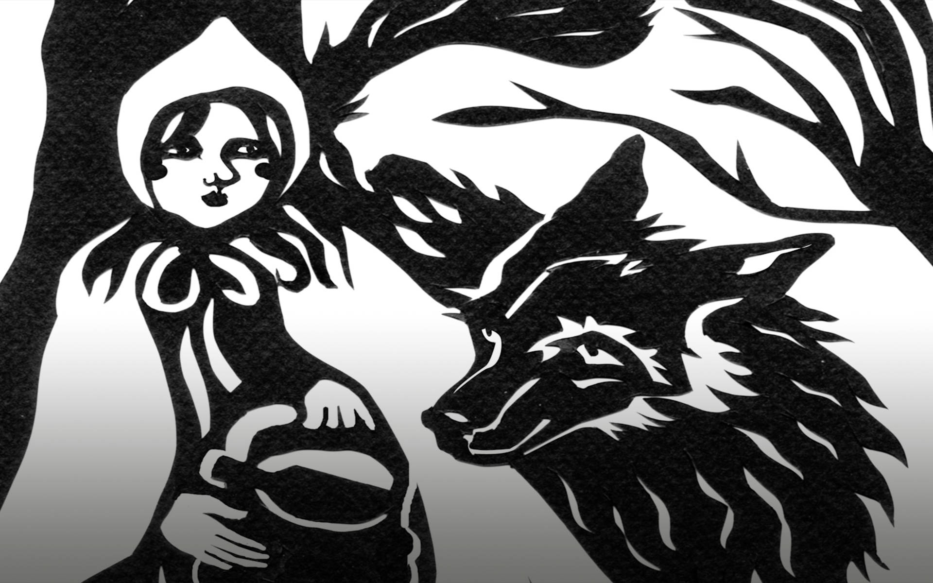 Illustration de loup © Vera Howard