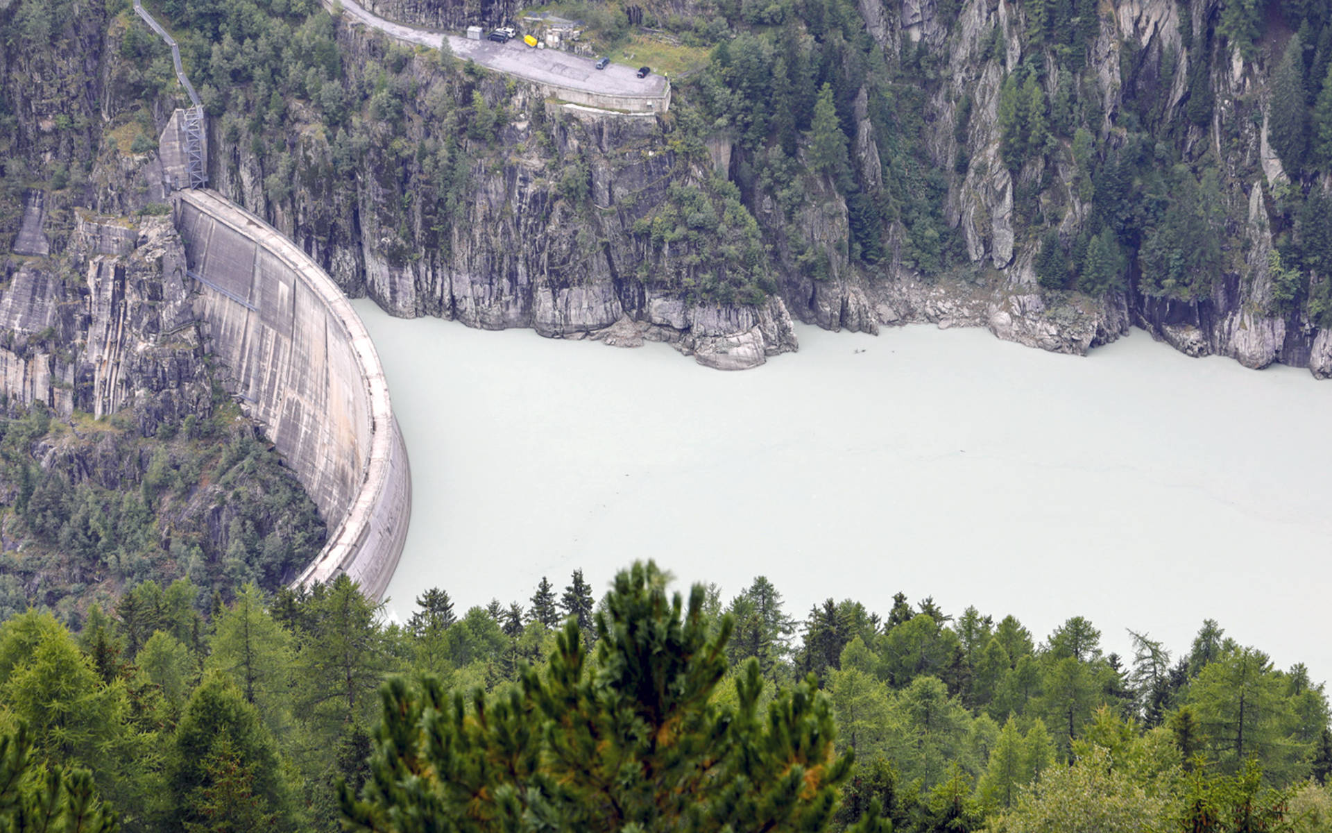Barrage-voûte Gibidum VS © Matthias Sorg