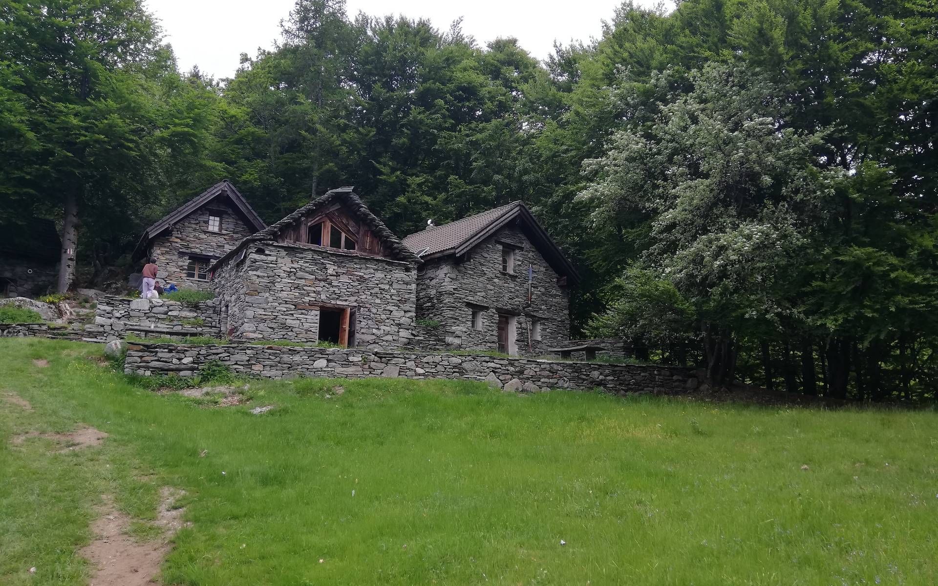 Ferienarbeitswoche, Alpe Soladino, Maggiatal TI (c) Stiftung Umwelteinsatz