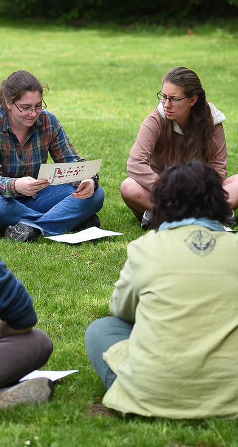Weiterbildung draussen in der Natur