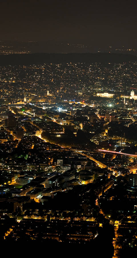 Lichtverschmutzung in Zürich