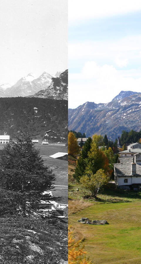 Bildvergleich Maloja