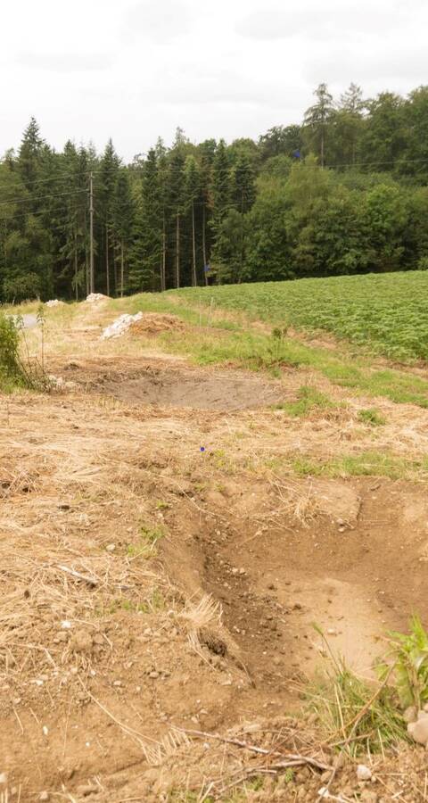 Blick auf Tümpellandschaft