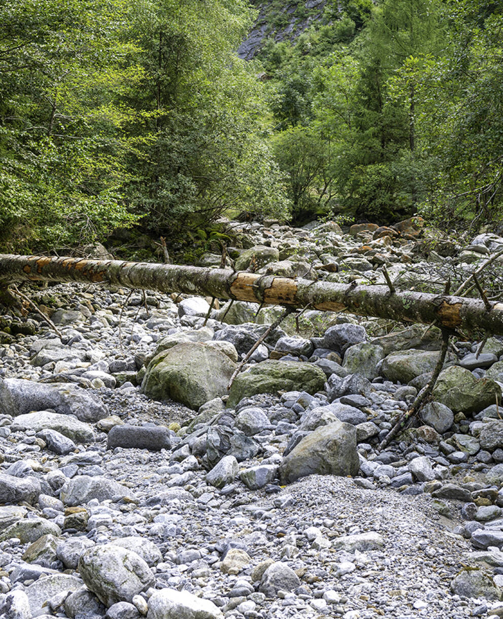 Ausgetrockneter Ria de Val Cama