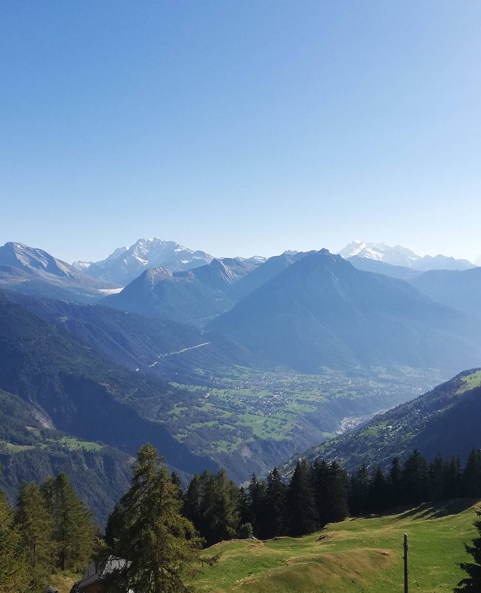 Vacances en faveur de la nature, Bettmeralp, Haut-Valais - Chantier mur de pierres sèches