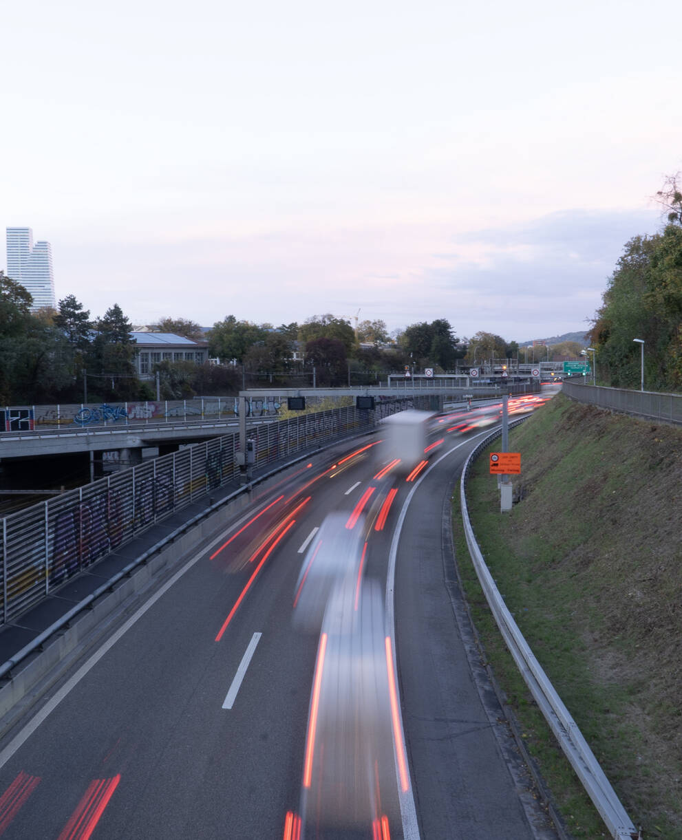 Autobahn in Basel