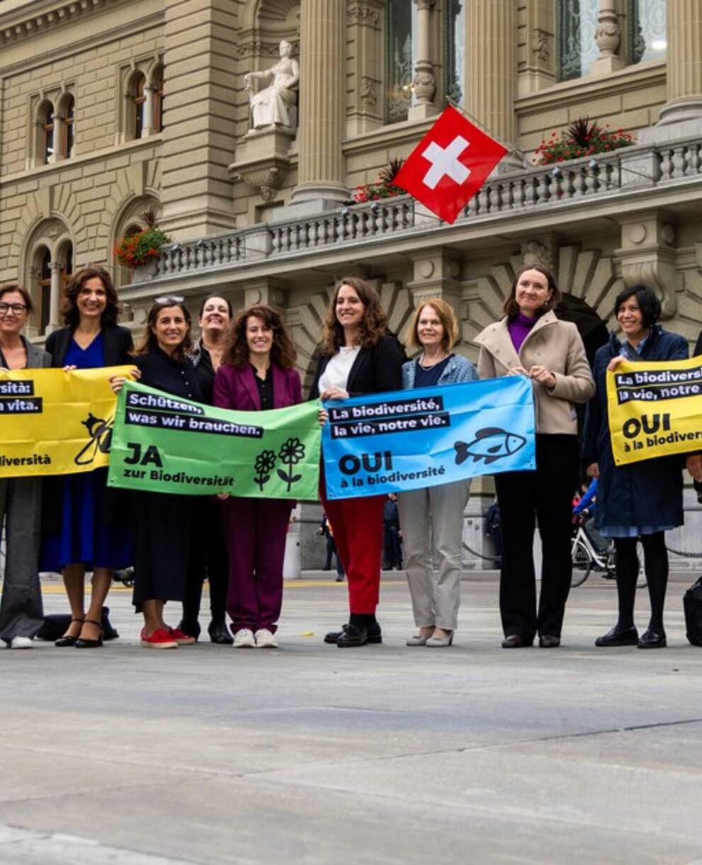 Aktion Frauen für die Biodiversitätsinitiative
