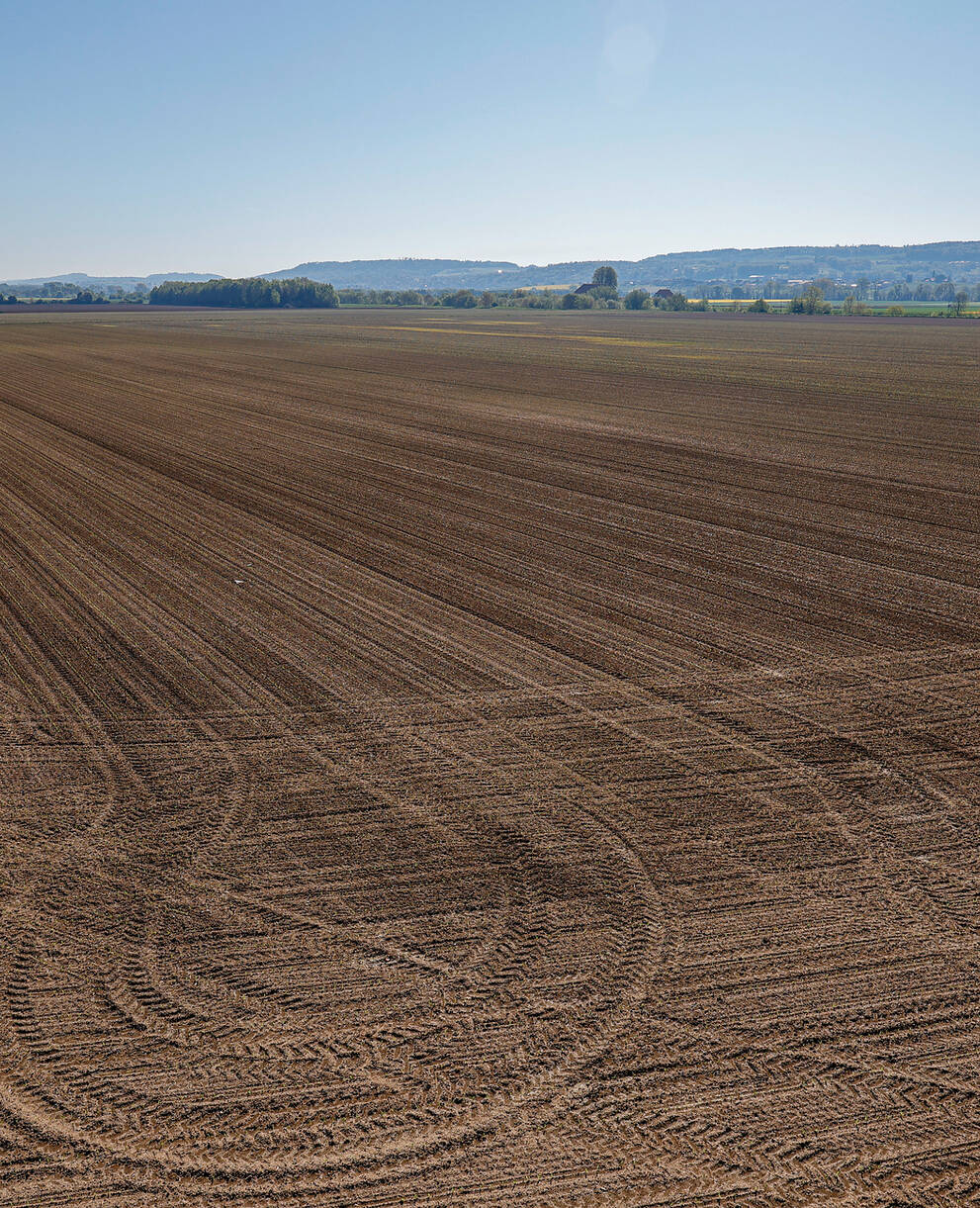 Broye, Landwirtschaft westlich Payerne