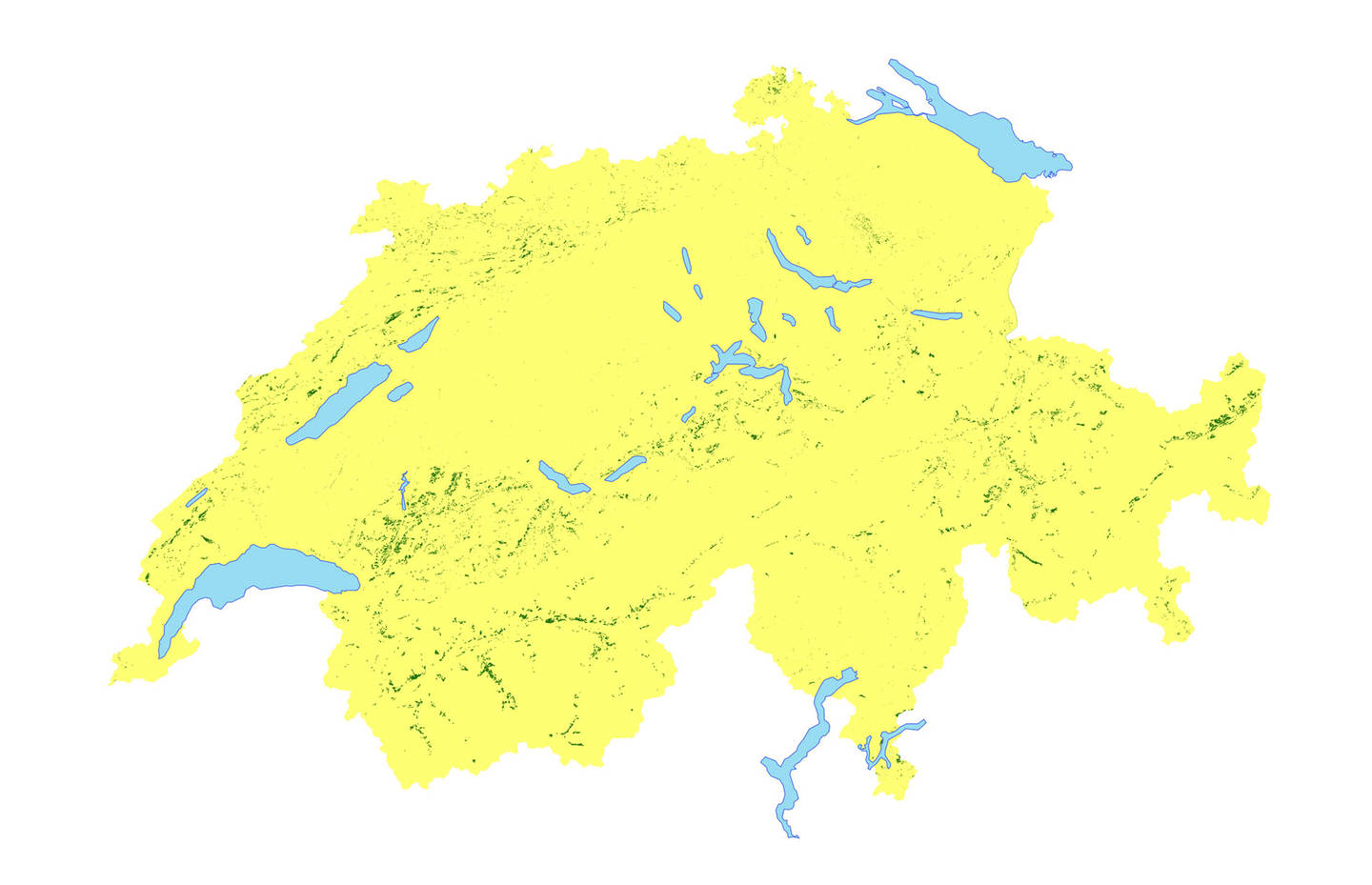 Trockenwiesen und -weiden im Jahr 2010