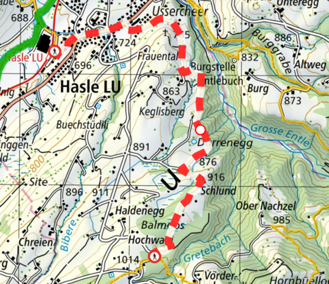 Sperrung Wanderweg