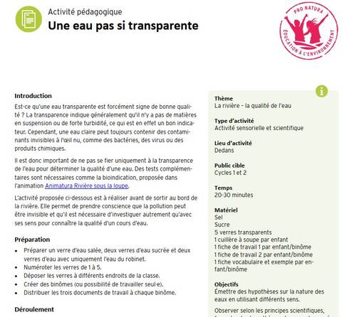 fiche de travail
