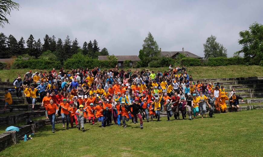 Gruppenfoto am Ökotopia