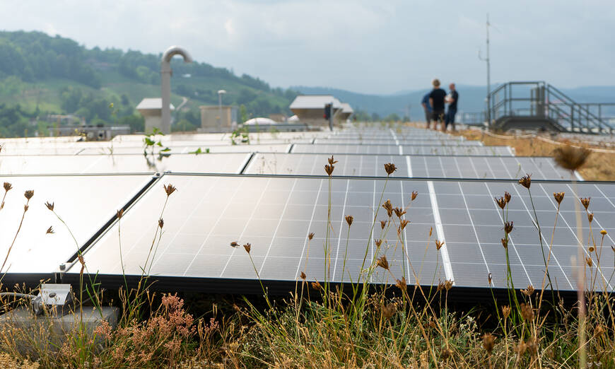 Solaranlage Siedlungsraum