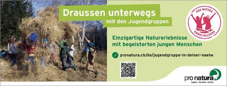 Inserat Umweltbildung © Pro Natura