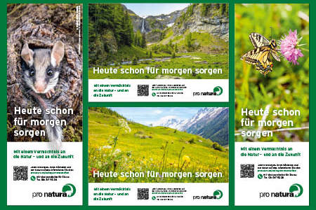 Inserat Nachlass und Legate © Pro Natura